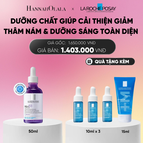  DƯỠNG CHẤT GIÚP CẢI THIỆN GIẢM THÂM NÁM & DƯỠNG SÁNG TOÀN DIỆN MELA B3 SERUM 50ML DEAL 14_A1315 