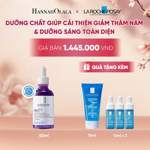  DƯỠNG CHẤT GIẢM THÂM NÁM VÀ DƯỠNG SÁNG TOÀN DIỆN LA ROCHE-POSAY MELA B3 SERUM 50ML - A174 