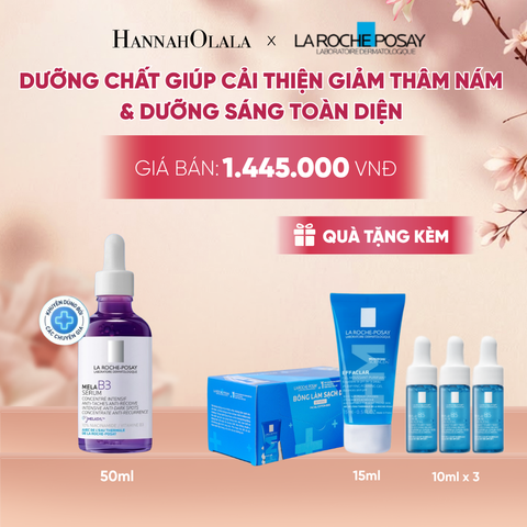  DƯỠNG CHẤT GIẢM THÂM NÁM VÀ DƯỠNG SÁNG TOÀN DIỆN LA ROCHE-POSAY MELA B3 SERUM 50ML - A174 