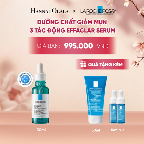  DƯỠNG CHẤT GIẢM MỤN 3 TÁC ĐỘNG LA ROCHE-POSAY EFFACLAR SERUM 30ML - A2212 