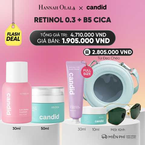  RETINOL 0.3 & B5 CICA BỘ ĐÔI LÀM MỜ NẾP NHĂN VÀ DƯỠNG ẨM PHỤC HỒI CHUYÊN SÂU - DEAL 11:_ A2001 