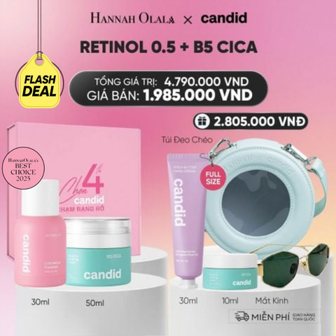  RETINOL 0.5 & B5 CICA BỘ ĐÔI LÀM MỜ NẾP NHĂN VÀ DƯỠNG ẨM PHỤC HỒI CHUYÊN SÂU - DEAL 7:_ A1993 
