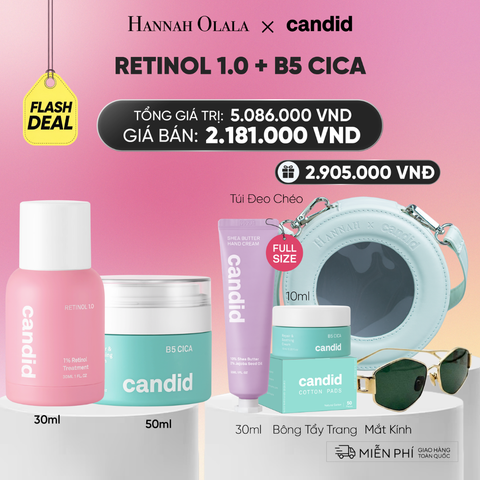  RETINOL 1.0 & B5 CICA BỘ ĐÔI LÀM MỜ NẾP NHĂN VÀ DƯỠNG ẨM PHỤC HỒI CHUYÊN SÂU - DEAL 6:_ A2003 