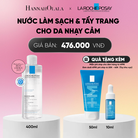  NƯỚC TẨY TRANG CHO DA NHẠY CẢM MICELLAR SENSITIVE SKIN 400ML DEAL 2:_ A1306 