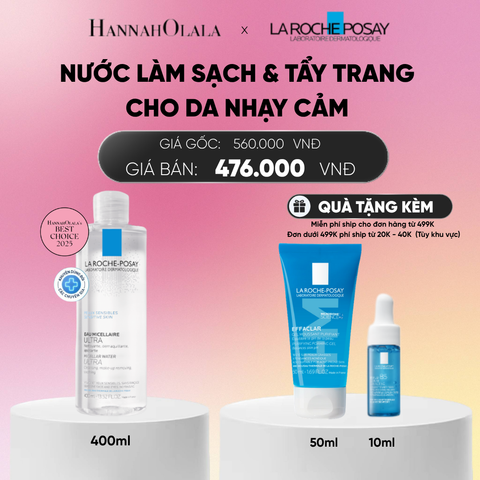  NƯỚC TẨY TRANG CHO DA NHẠY CẢM MICELLAR SENSITIVE SKIN 400ML DEAL 2:_A1306 