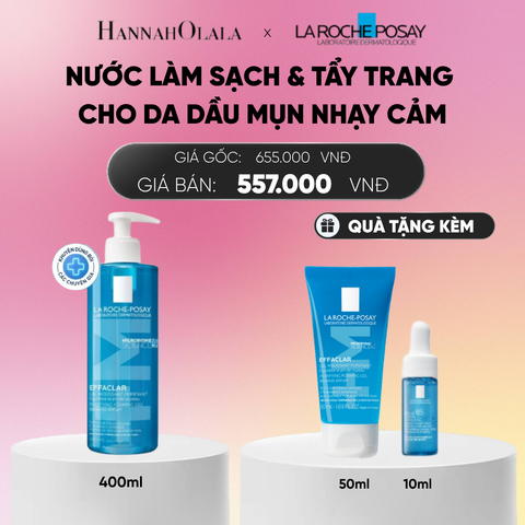 GEL RỬA MẶT SẠCH SÂU CHO DA DẦU MỤN EFFACLAR FOAMING GEL 400ML DEAL 4:_A1309 