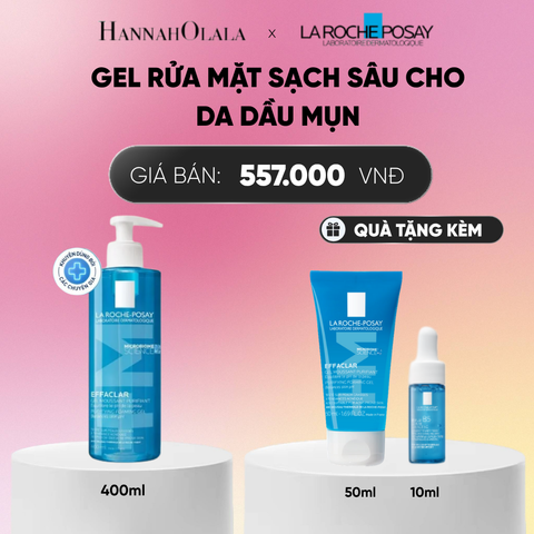  GEL RỬA MẶT SẠCH SÂU CHO DA DẦU MỤN EFFACLAR FOAMING GEL 400ML DEAL 4:_ A1309 