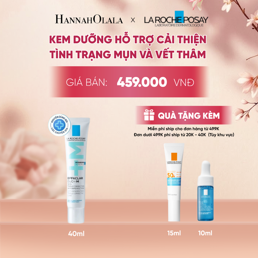  KEM DƯỠNG GIẢM MỤN NHANH 8 GIỜ LA ROCHE-POSAY EFFACLAR DUO+ M 40ML - A186 