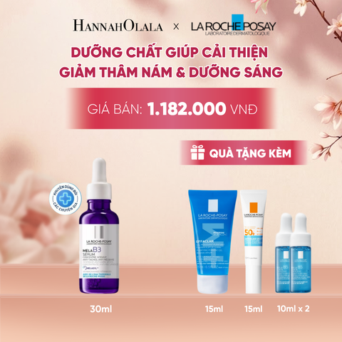  DƯỠNG CHẤT GIẢM THÂM NÁM VÀ DƯỠNG SÁNG TOÀN DIỆN LA ROCHE-POSAY MELA B3 SERUM 30ML - A251 