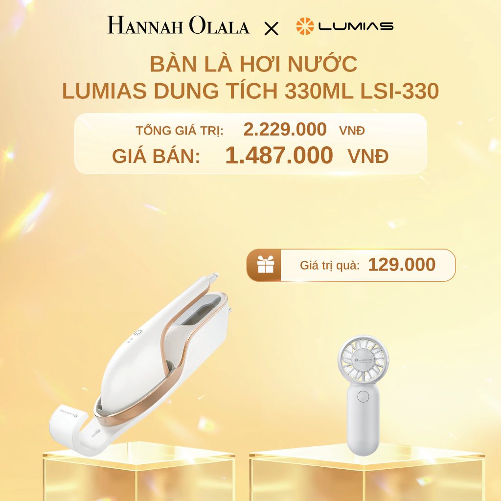  C1460_DEAL 3: BÀN LÀ HƠI NƯỚC LUMIAS DUNG TÍCH 330ML LSI-330 