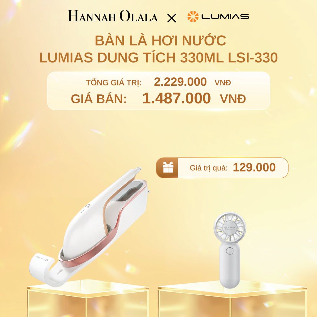  C1460_DEAL 3: BÀN LÀ HƠI NƯỚC LUMIAS DUNG TÍCH 330ML LSI-330 