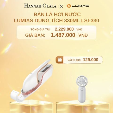  C1460_DEAL 3: BÀN LÀ HƠI NƯỚC LUMIAS DUNG TÍCH 330ML LSI-330 