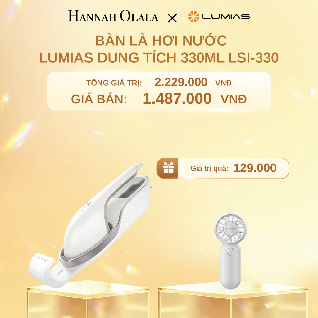  C1460_DEAL 3: BÀN LÀ HƠI NƯỚC LUMIAS DUNG TÍCH 330ML LSI-330 