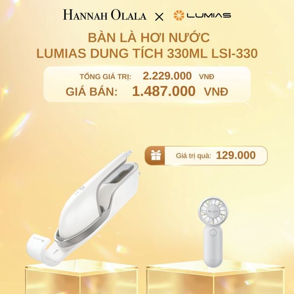  C1460_DEAL 3: BÀN LÀ HƠI NƯỚC LUMIAS DUNG TÍCH 330ML LSI-330 