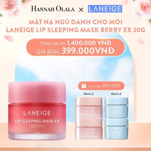  A431_DEAL 2: MẶT NẠ NGỦ DÀNH CHO MÔI LANEIGE LIP SLEEPING MASK 20G (CHỌN MÙI HƯƠNG) 