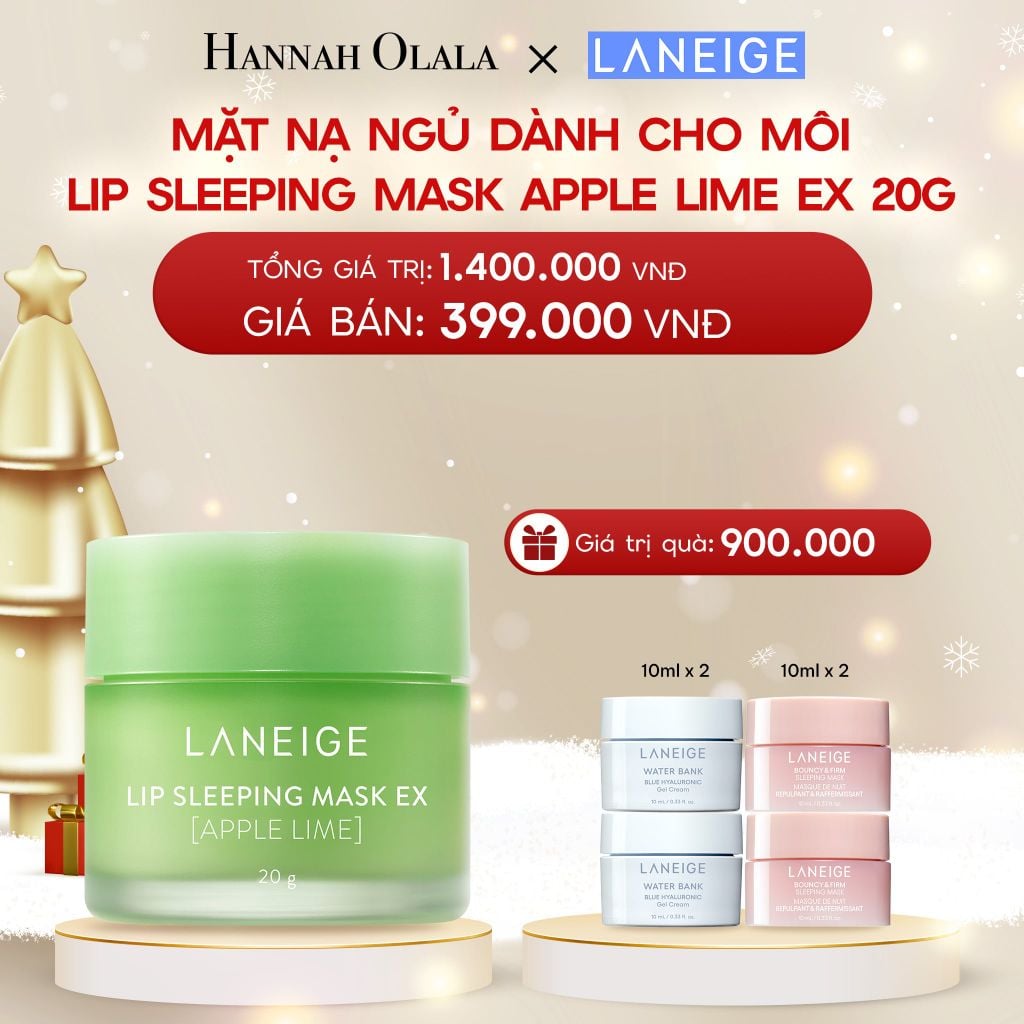  A616_DEAL 14: MẶT NẠ NGỦ DÀNH CHO MÔI LANEIGE LIP SLEEPING MASK 20G (CHỌN MÙI HƯƠNG) 