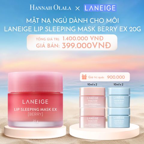  C92_DEAL 2: MẶT NẠ NGỦ DÀNH CHO MÔI LANEIGE LIP SLEEPING MASK 20G (CHỌN MÙI HƯƠNG) 