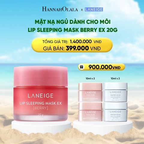  DEAL 1: MẶT NẠ NGỦ DÀNH CHO MÔI LANEIGE LIP SLEEPING MASK 20G (CHỌN MÙI HƯƠNG) 