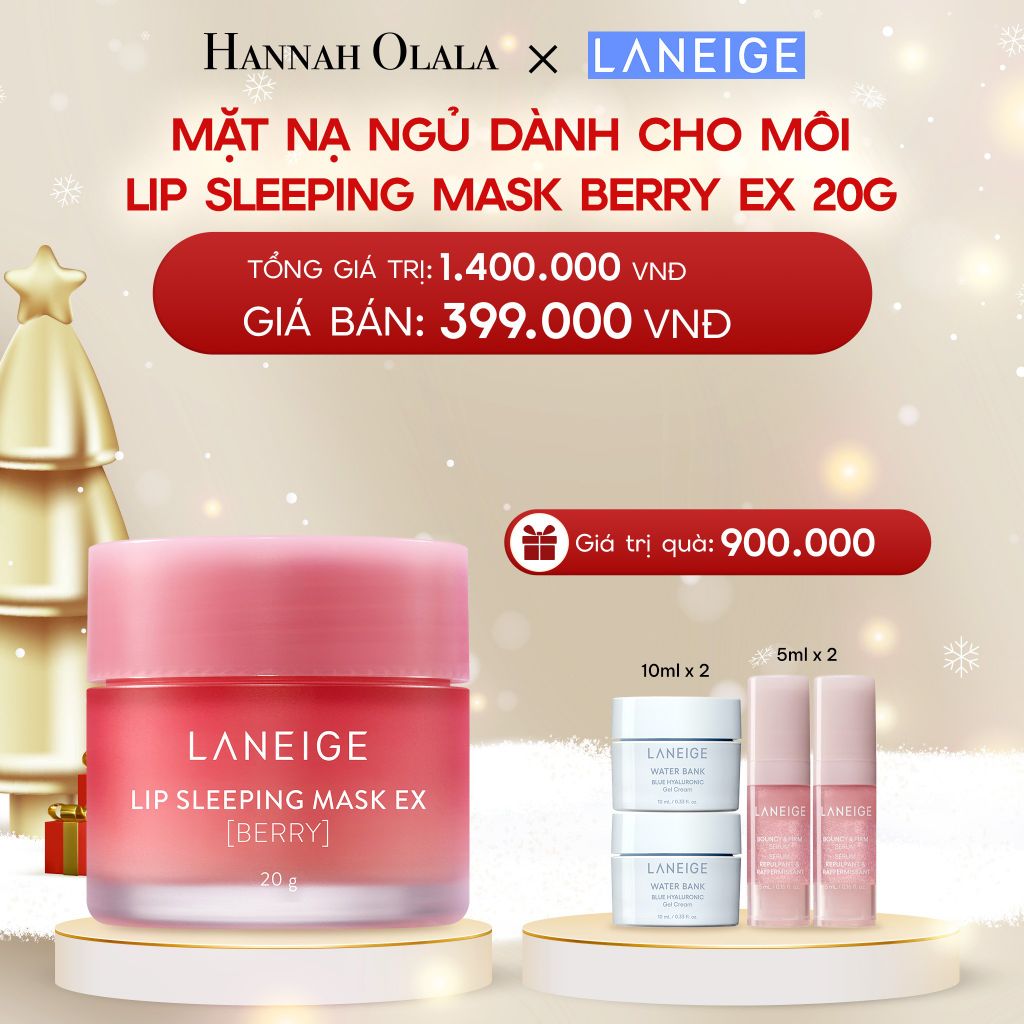  A616_DEAL 14: MẶT NẠ NGỦ DÀNH CHO MÔI LANEIGE LIP SLEEPING MASK 20G (CHỌN MÙI HƯƠNG) 
