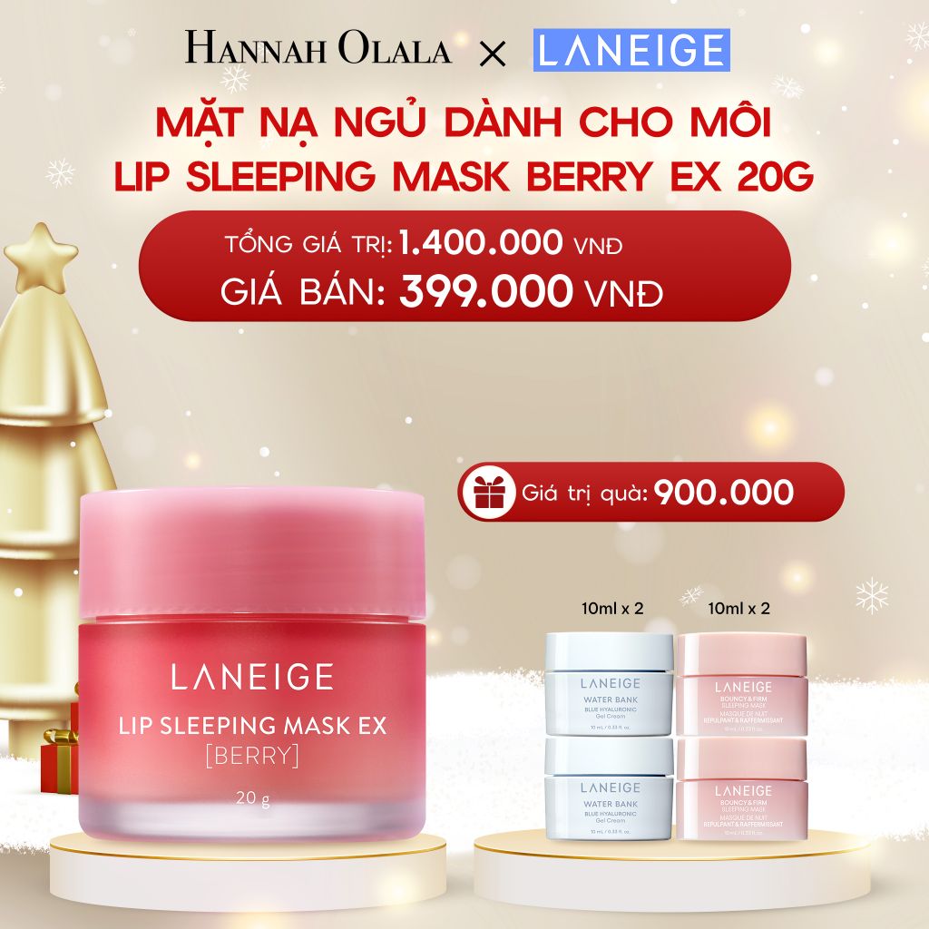  A616_DEAL 14: MẶT NẠ NGỦ DÀNH CHO MÔI LANEIGE LIP SLEEPING MASK 20G (CHỌN MÙI HƯƠNG) 