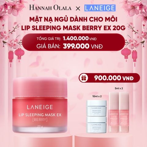  DEAL 14: MẶT NẠ NGỦ DÀNH CHO MÔI LANEIGE LIP SLEEPING MASK 20G (CHỌN MÙI HƯƠNG) 