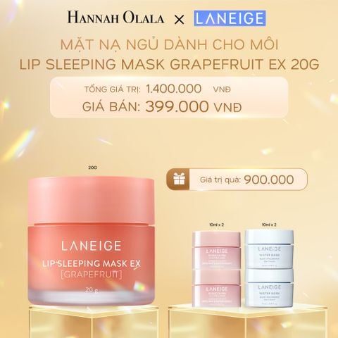  DEAL 14: MẶT NẠ NGỦ DÀNH CHO MÔI LANEIGE LIP SLEEPING MASK 20G (CHỌN MÙI HƯƠNG) 