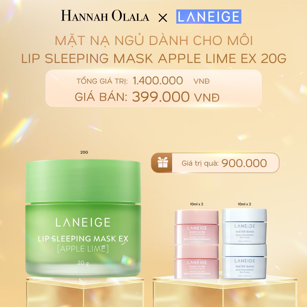  DEAL 14: MẶT NẠ NGỦ DÀNH CHO MÔI LANEIGE LIP SLEEPING MASK 20G (CHỌN MÙI HƯƠNG) 
