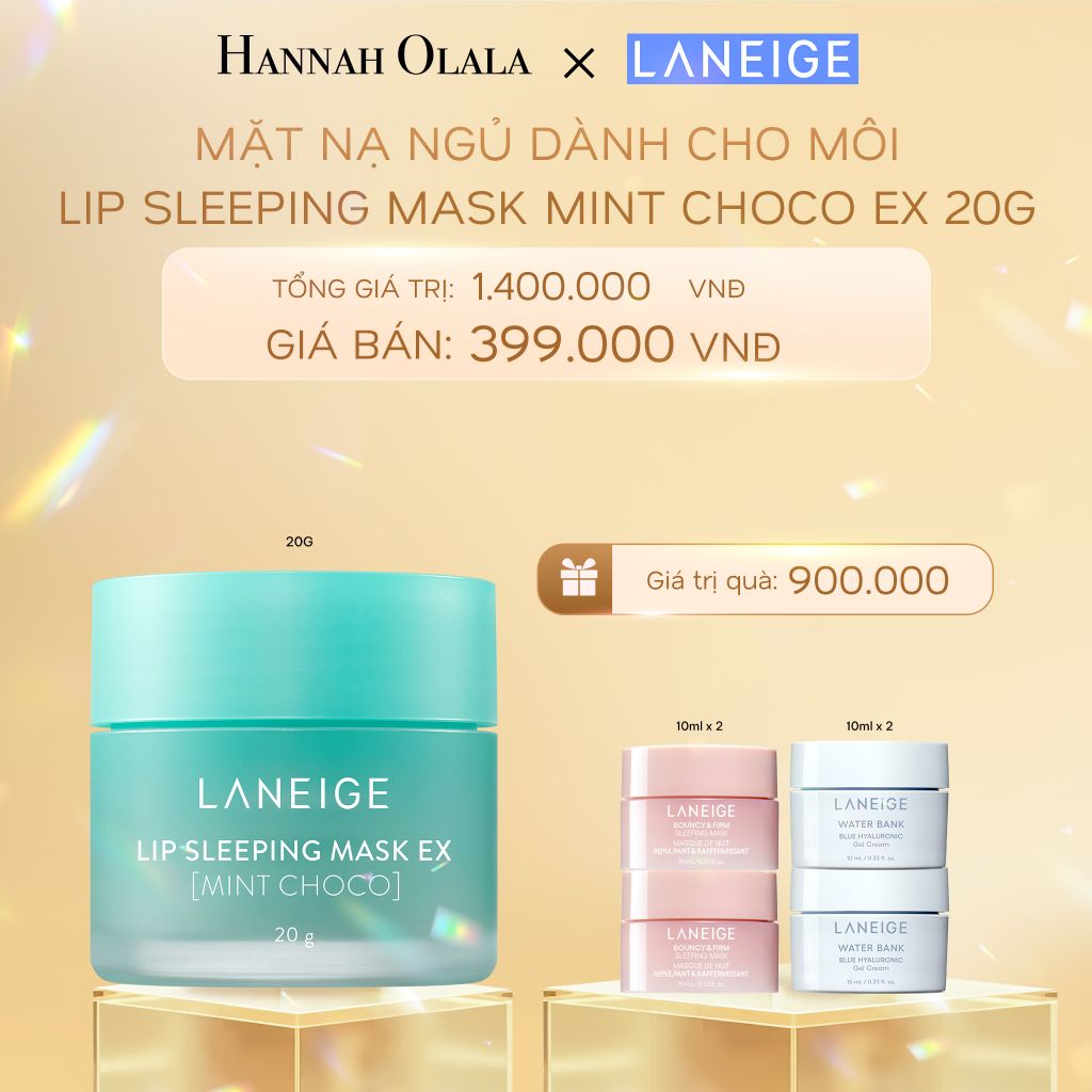  DEAL 14: MẶT NẠ NGỦ DÀNH CHO MÔI LANEIGE LIP SLEEPING MASK 20G (CHỌN MÙI HƯƠNG) 
