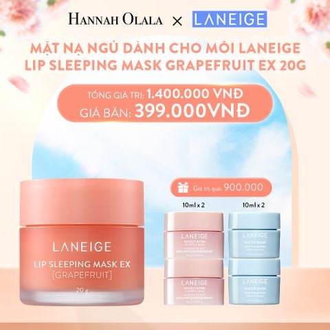  A431_DEAL 2: MẶT NẠ NGỦ DÀNH CHO MÔI LANEIGE LIP SLEEPING MASK 20G (CHỌN MÙI HƯƠNG) 