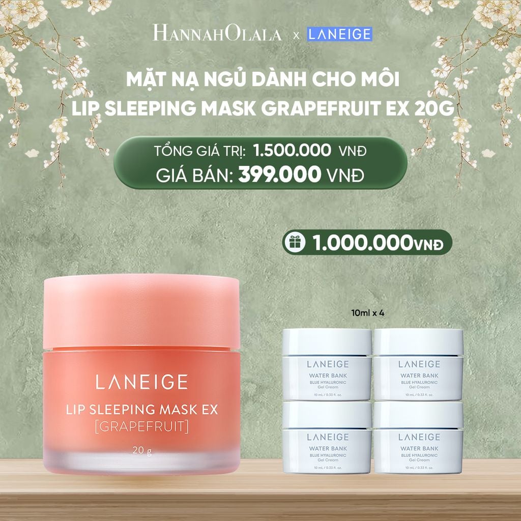  DEAL 1: MẶT NẠ NGỦ DÀNH CHO MÔI LANEIGE LIP SLEEPING MASK 20G (CHỌN MÙI HƯƠNG) 