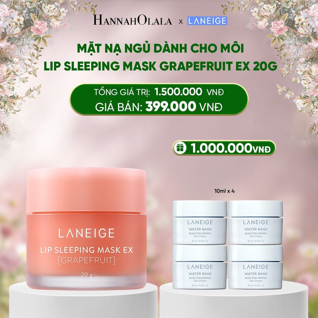  DEAL 1: MẶT NẠ NGỦ DÀNH CHO MÔI LANEIGE LIP SLEEPING MASK 20G (CHỌN MÙI HƯƠNG) 