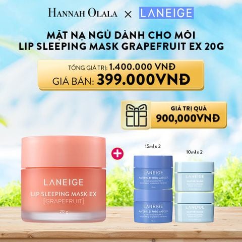  D6_DEAL 2: MUA 1 MẶT NẠ NGỦ DÀNH CHO MÔI LANEIGE LIP SLEEPING MASK HƯƠNG (CHỌN HƯƠNG) EX 20G 