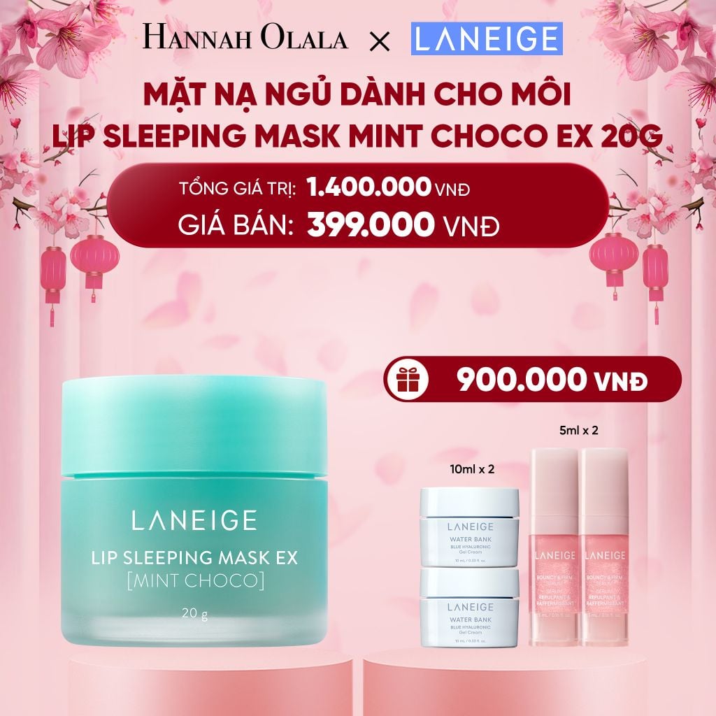  DEAL 14: MẶT NẠ NGỦ DÀNH CHO MÔI LANEIGE LIP SLEEPING MASK 20G (CHỌN MÙI HƯƠNG) 