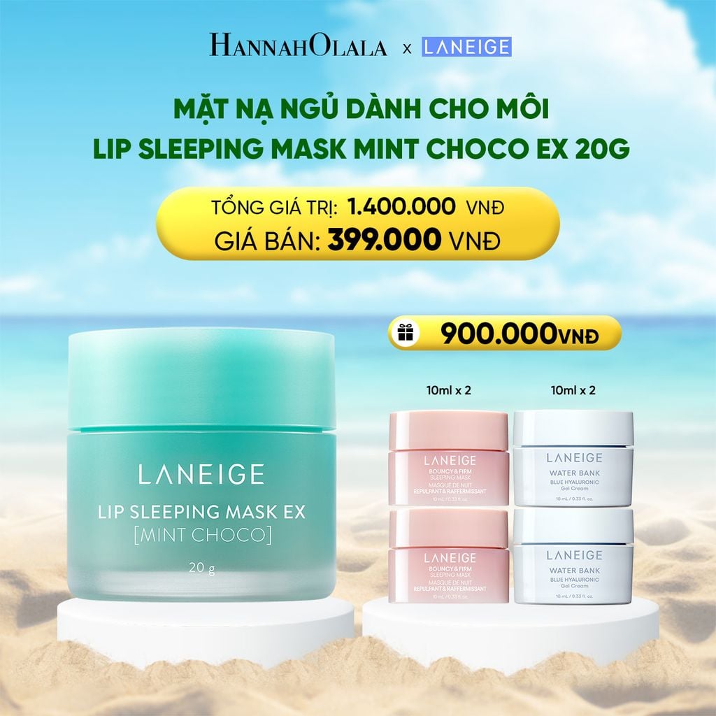  DEAL 1: MẶT NẠ NGỦ DÀNH CHO MÔI LANEIGE LIP SLEEPING MASK 20G (CHỌN MÙI HƯƠNG) 