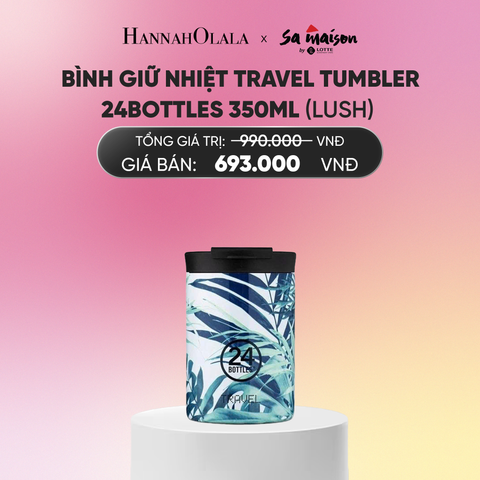 FLASH DEAL 2: BÌNH GIỮ NHIỆT TRAVEL TUMBLER 24BOTTLES 350ML_A625 