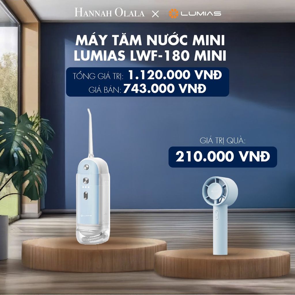  M62_DEAL 26: MÁY TĂM NƯỚC MINI LUMIAS LWF-180 MINI 