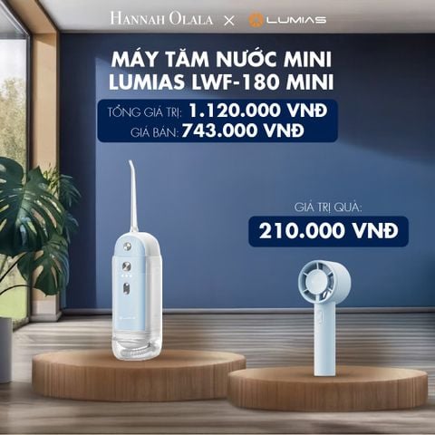  M62_DEAL 26: MÁY TĂM NƯỚC MINI LUMIAS LWF-180 MINI 