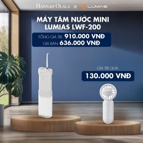  M63_DEAL 27: MÁY TĂM NƯỚC MINI LUMIAS LWF-200 