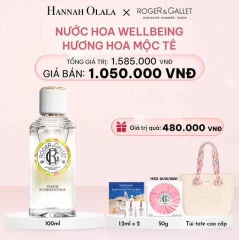  E934_DEAL 2: NƯỚC HOA WELLBEING ROGER&GALLET 100ML 