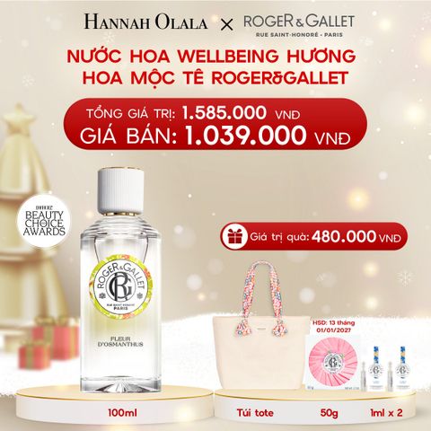  A152_DEAL 2: NƯỚC HOA WELLBEING ROGER&GALLET 100ML 