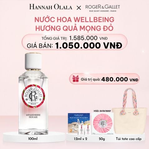  E934_DEAL 2: NƯỚC HOA WELLBEING ROGER&GALLET 100ML 