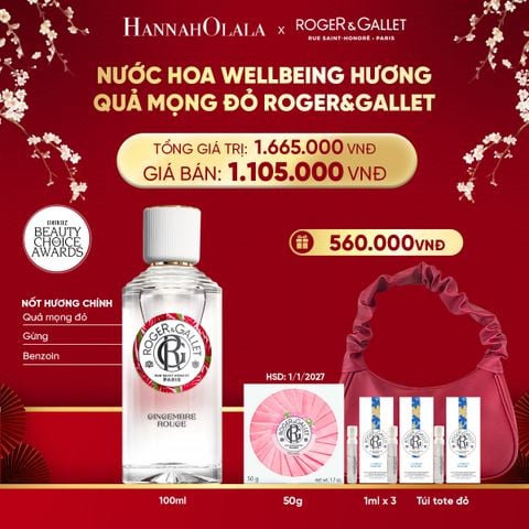  DEAL 2: NƯỚC HOA WELLBEING ROGER&GALLET 100ML 