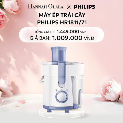  E72: DEAL 19: MÁY ÉP TRÁI CÂY PHILIPS HR1811/71 