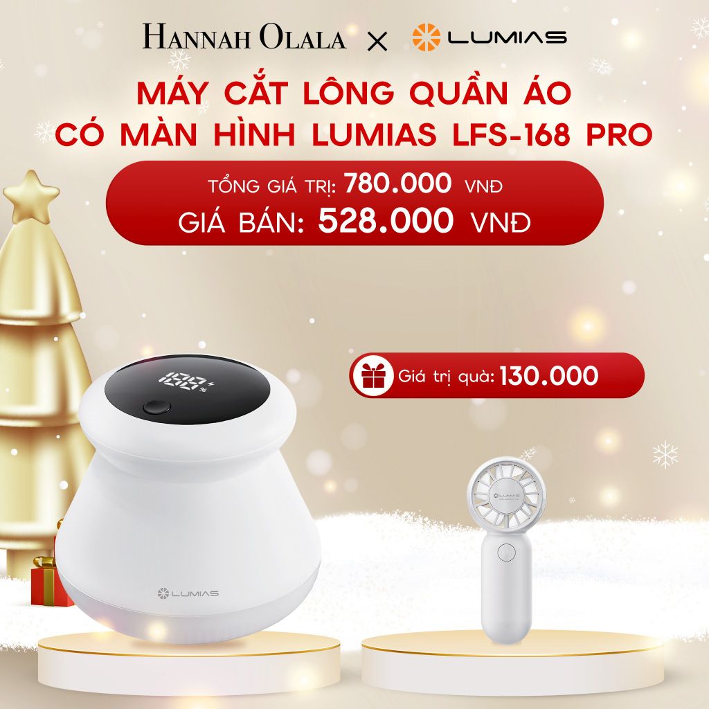  A63_DEAL 8: MÁY CẮT LÔNG QUẦN ÁO CÓ MÀN HÌNH HIỂN THỊ LUMIAS LFS-168 PRO 
