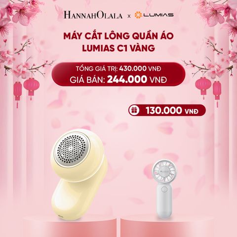  DEAL 2: MÁY CẮT LÔNG QUẦN ÁO LUMIAS C1 VÀNG 
