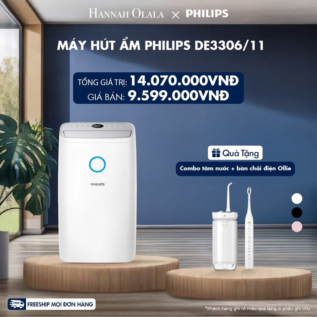  M92_DEAL 3: MÁY HÚT ẨM PHILIPS DE3306/11 