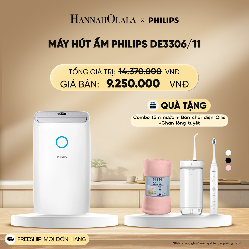  DEAL 28: MÁY HÚT ẨM PHILIPS DE3306/11 