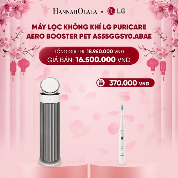  DEAL 1: MÁY LỌC KHÔNG KHÍ LG PURICARE AERO BOOSTER PET AS55GGSY0.ABAE 