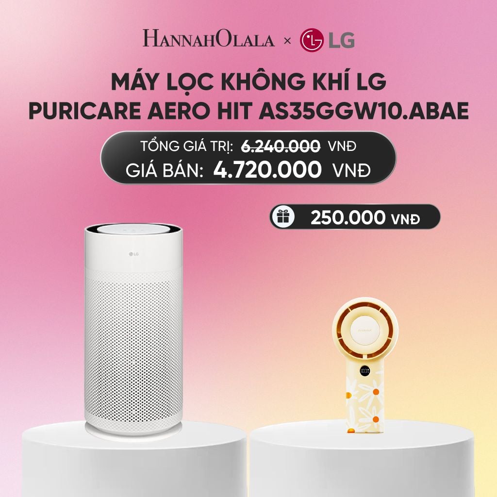  MÁY LỌC KHÔNG KHÍ LG PURICARE AERO HIT AS35GGW10.ABAE_A1238 