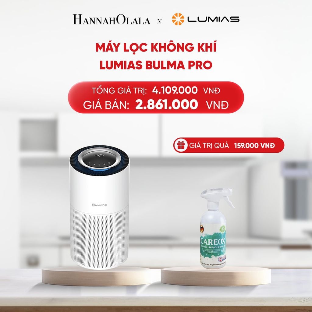  B63_DEAL 7: MÁY LỌC KHÔNG KHÍ LUMIAS BULMA PRO 